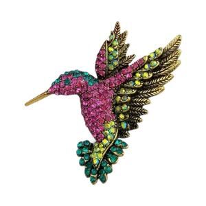 Hummingbird Brooch Pin